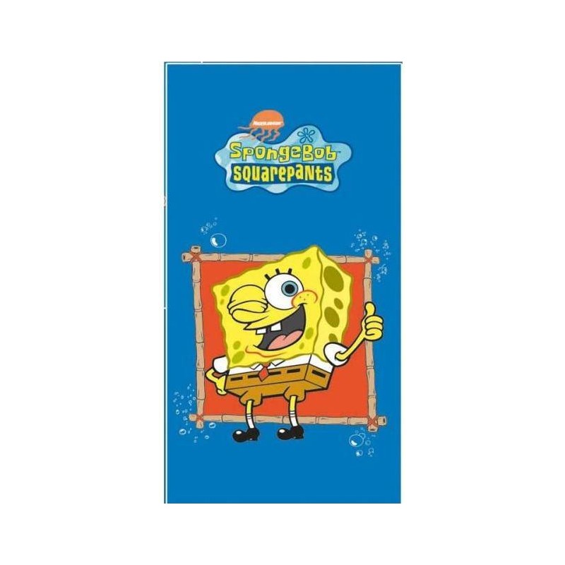Drap de plage ou drap de bain Bob l'Eponge - New discount.com