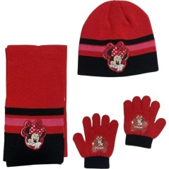 Set 3 pezzi Bonnet + sciarpa + guanti Minnie Disney - New discount.com