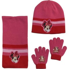 Set 3 pezzi Bonnet + sciarpa + guanti Minnie Disney - New discount.com