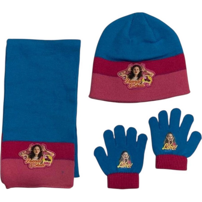 Set 3 pezzi Bonnet + sciarpa + guanti Soy Luna - New discount.com