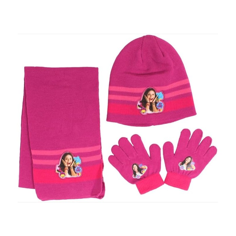 Set 3 pièces Bonnet + écharpe + gants Soy Luna disney - New discoun...