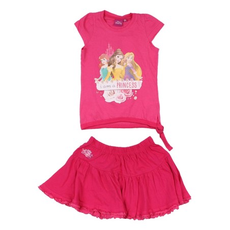 Princesses Disney T-Shirt + Kurzes Set - vente-grossiste.fr