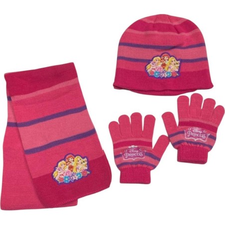 Set 3 pieces Beanie + Gloves + Scarf Princess Pets 780-243 - vente-...