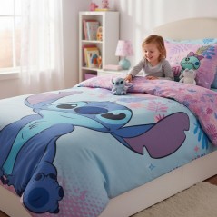 Stitch  duvet cover set In cotton