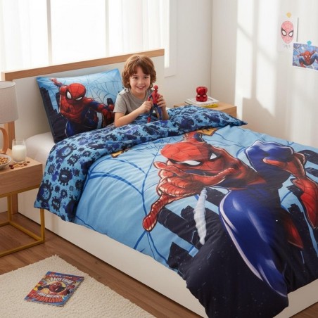 Spider-Man Bettwäscheset Aus Baumwolle