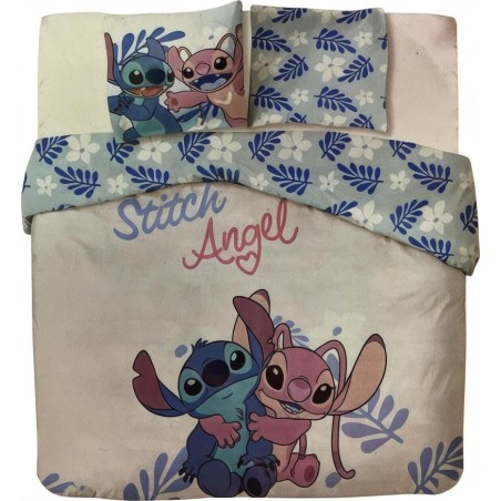 Parure de lit Stitch 2 Personnes Stitch Disney en coton - New disco...