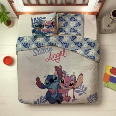 Parure de lit Stitch 2 Personnes Stitch Disney en coton - New disco...