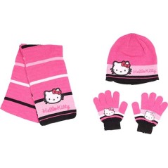 Set 3 pezzi Hello Kitty CAPPELLO + GUANTI + SCIARPE Ciao, Kitty - N...