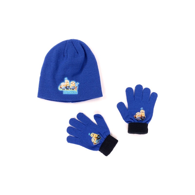 Set 2 pieces Minions hat and gloves Minions, New discount.com, Nouv...