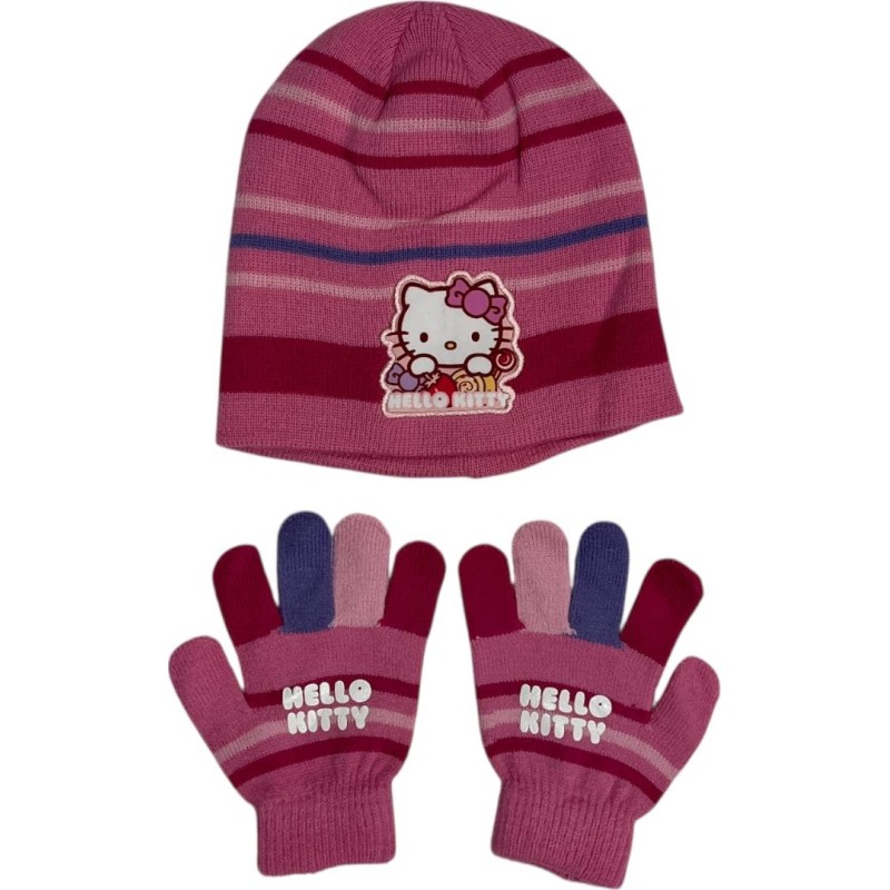 Set Bonnet et Gants Hello Kitty -780-125 - New discount.com