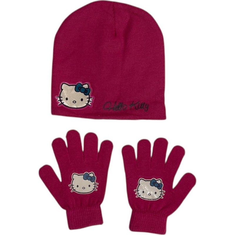 Set Bonnet et Gants Hello Kitty - New discount.com