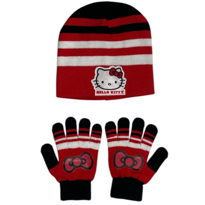 Set Bonnet et Gants Hello Kitty -780-025 - New discount.com