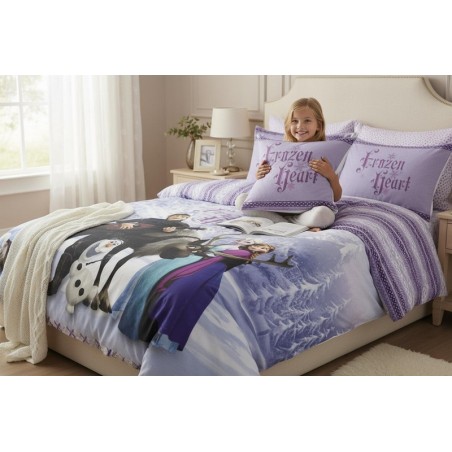 Housse de couette Frozen Disney - en coton