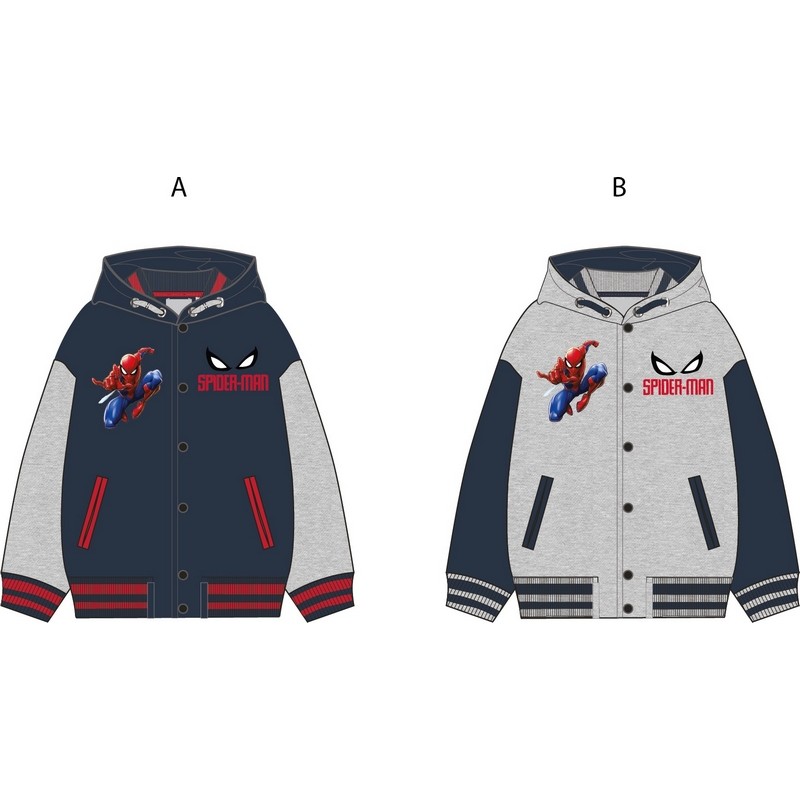 Veste à capuche Spiderman avec 2 poches - New discount.com Veste à capuche Spiderman avec 2 poches - New discount.com