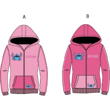 Sudadera con capucha y 2 bolsillos Stitch Disney -New discount.com