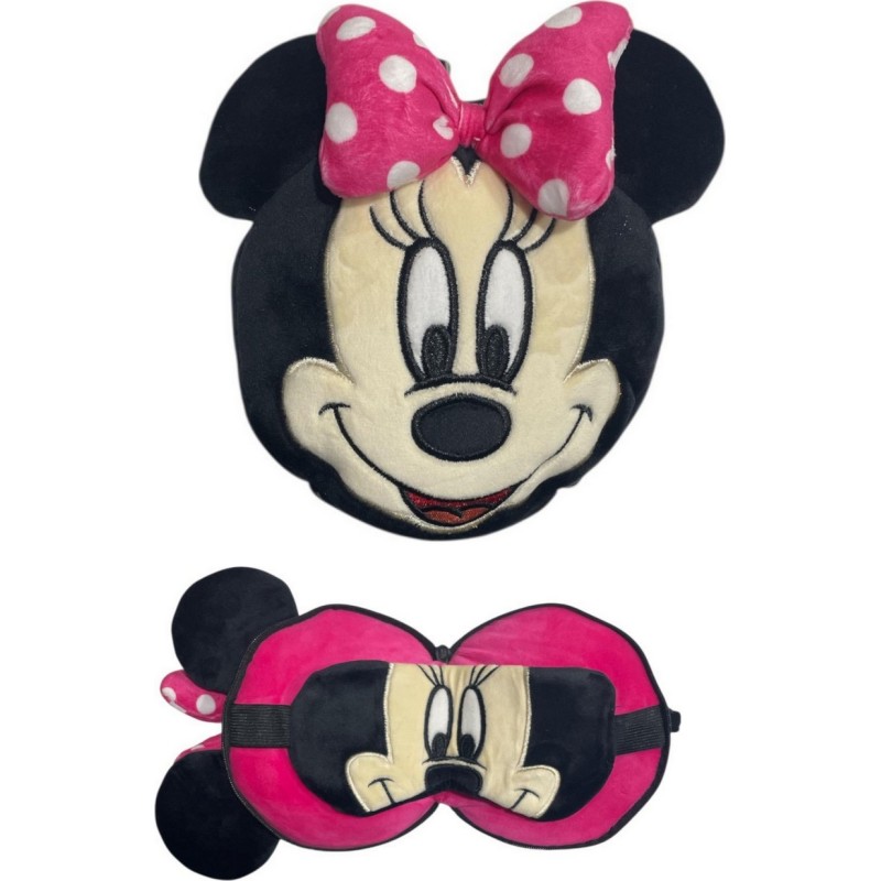 Relaxeazzz Minnie Disney Plush Travel Pillow & Sleep Mask, New disc... Relaxeazzz Minnie Disney Plush Travel Pillow & Sleep Mask, New disc...
