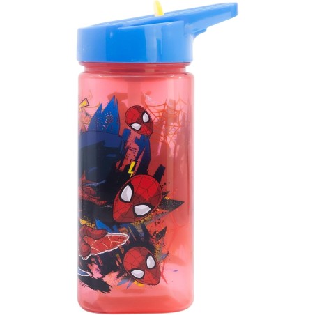 Botella de agua cuadrada de Spiderman