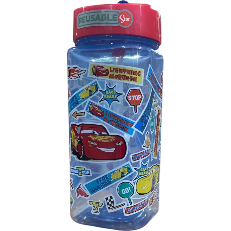 Bouteille d'eau carrée 510 ml Cars Disney - New discount.com Bouteille d'eau carrée 510 ml Cars Disney - New discount.com