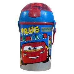 Cars Disney botella automática 450 ML, sistema antigoteo SYSTEM -Ne...