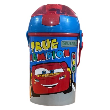 Cars Disney automatic bottle 450 ML, SYSTEM Anti-drip system, New d...