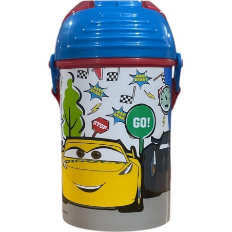 Cars Disney automatic bottle 450 ML, SYSTEM Anti-drip system