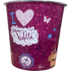 Pattumiera di plastica  Violetta Disney