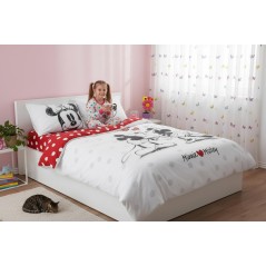 Mickey und Minnie Bettwäsche Set