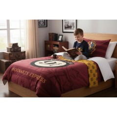 Harry Potter duvet cover - 1 duvet cover 140x200 + 1 pillowcase 63x...