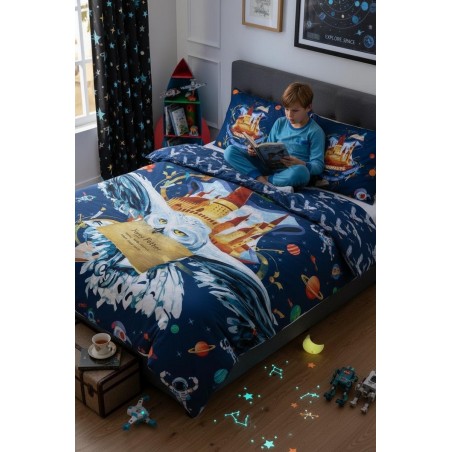 Juego de edredón Harry Potter - 1 funda de edredón 140x200 + 1 funda de almohada 63x63cm