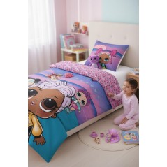 Parure housse de couette  avec taie Lol surprise
