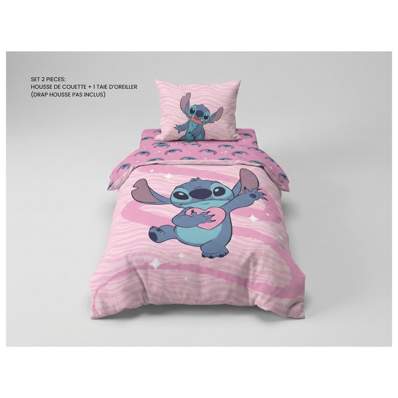 Juego de funda nórdica Stitch en algodón -New discount.com
