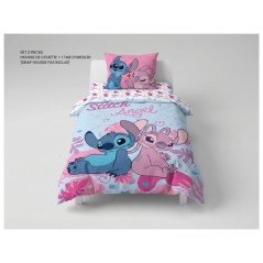 Stitch  duvet cover set In cotton