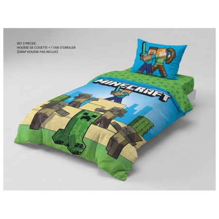Minecraft quilt cover set