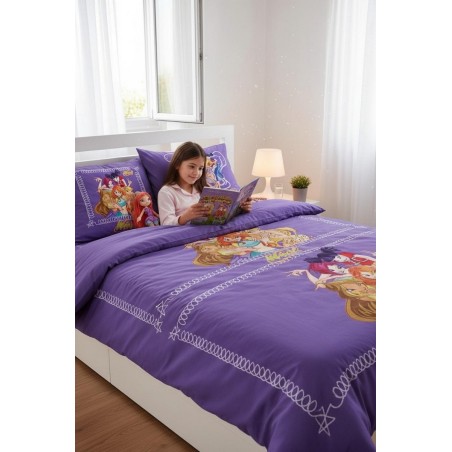 Set WINX CLUB DUVET COVER -140x200cm and WINX CLUB Pillow