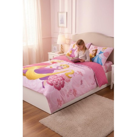 Princess Disney Bettwäscheset +  Princess Disney Kissenbezüge