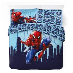 Parure de lit Spiderman 2 Personnes en coton