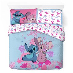 Parure de lit Stitch  2 Personnes Stitch Disney en coton