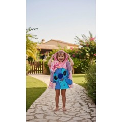 Poncho de bain Stitch Disney à capuche - New discount.com