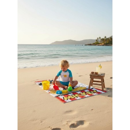 Drap de plage ou drap de bain Mickey Disney