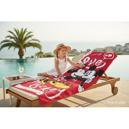 Minnie and Mickey beach towel or bath towel