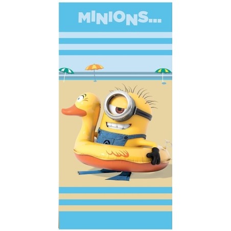 Drap de plage coton Minions - 820-811 - New discount.com