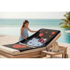 Toalla de playa de algodón Hello Kitty - 820-179 -New discount.com