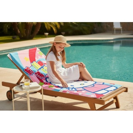 Drap de plage coton gm Hello Kitty