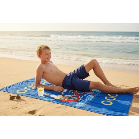 Sonic beach towel or bath towel