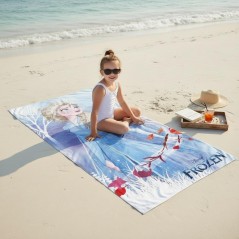 Drap de plage ou drap de bain Frozen 2 Disney