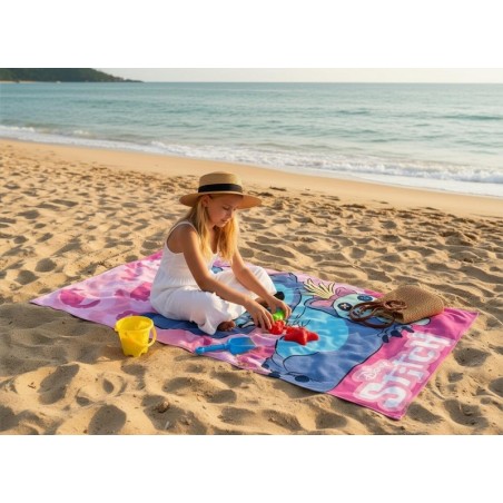 Asciugamano o telo Mare Stitch Disney cotone