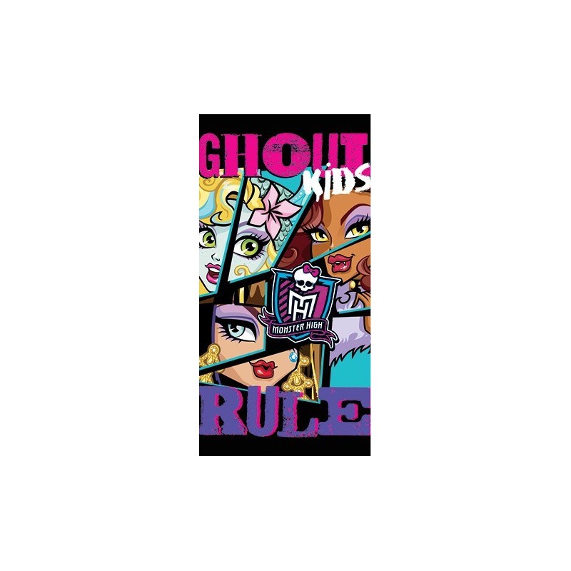 Drap de plage coton gm Monster High - 820-117 - New discount.com