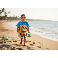 Poncho da bagno in cotone Minions - New discount.com