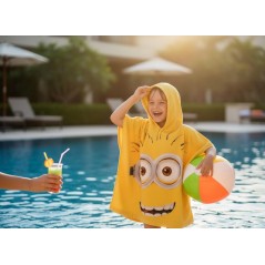 Minions Badeponcho aus Baumwolle -820-799