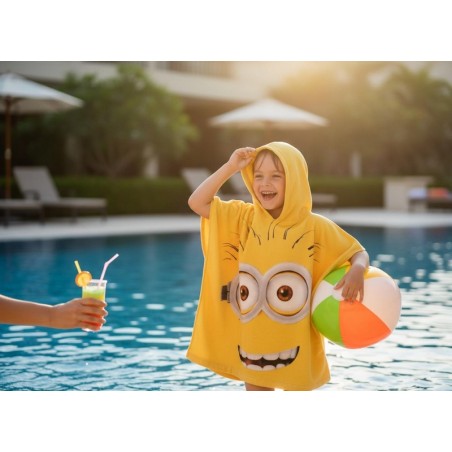 Poncho de bain coton Minions -820-799